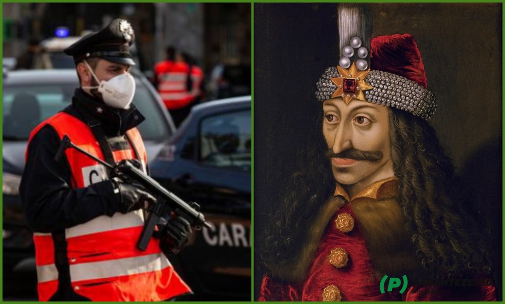 Un moldovean, stabilit în Italia, s-a prezentat poliţiştilor ca fiind Contele Dracula